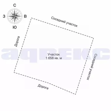 Участок в Ленинградская область, Выборгский район, Первомайское с/пос, ...