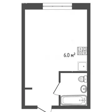Квартира-студия: Вологда, улица Карла Маркса, 121 (23.8 м)