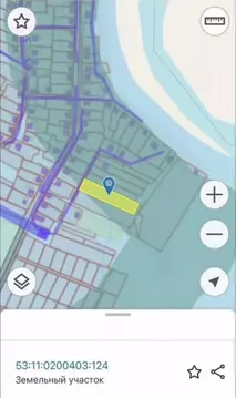 Участок в Новгородская область, Новгородский район, Бронницкое с/пос, ...
