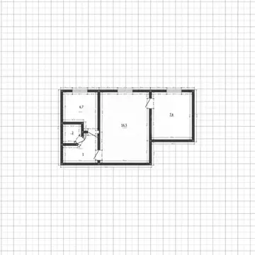 2-к кв. Белгородская область, Белгородский район, Крутологское с/пос, ...