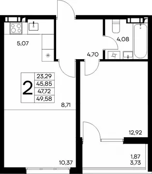 2-к кв. Крым, Сакский район, Лесновское с/пос, с. Прибрежное ул. ...