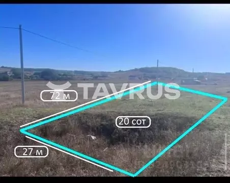 Участок в Крым, Симферопольский район, с. Урожайное ул. Подгорная ...