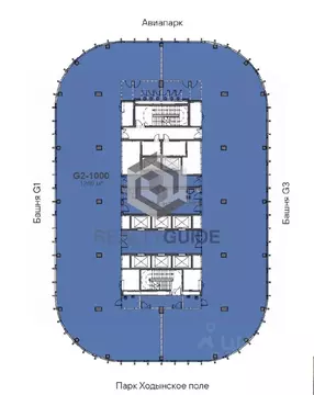 Офис в Москва Ходынский бул., 10А (1252 м)