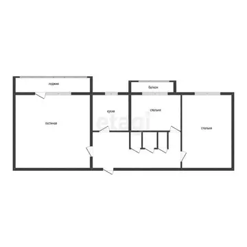 3-комнатная квартира: Воронеж, Московский проспект, 119 (84 м)