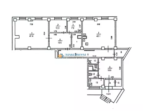Помещение свободного назначения (187.5 м)