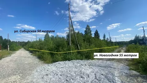 Участок в Свердловская область, Первоуральск Сибирская ул., 35 (25.29 ...