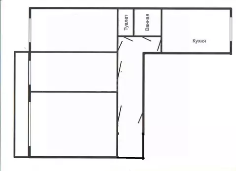 3-к кв. Иркутская область, Ангарск 76-й кв-л, 8 (75.3 м)