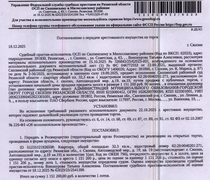 Свободной планировки кв. Рязанская область, Скопин АЗМР мкр, 19 (32.3 ...