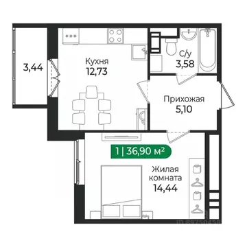 1-к кв. Ленинградская область, Сертолово Всеволожский район, Сертолово ...