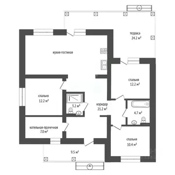 Дом в Тюменская область, Тюменский муниципальный округ, Новокаменский ...