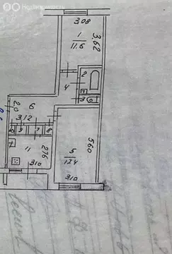 2-комнатная квартира: Ставрополь, улица Парижской Коммуны, 54 (53.3 м)