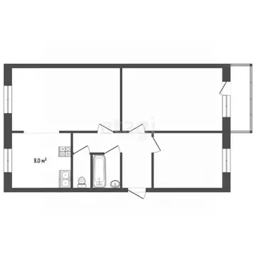 3-к кв. Ямало-Ненецкий АО, Муравленко ул. Муравленко, 15 (65.4 м)
