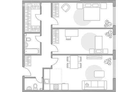 3-комнатная квартира: Москва, Дмитровское шоссе, 71 (99.4 м)
