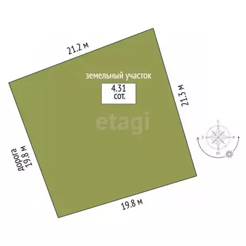 Дом в Тамбовская область, Тамбов Гидромеханизатор СНТ, 15 (68 м)