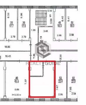 Офис в Москва ул. Подольских Курсантов, 3С2 (45 м)