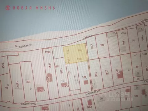 Участок в Самарская область, Ставропольский район, с. Хрящевка, ...