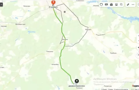 Купить Участок Деревня Березняки Егорьевский Район