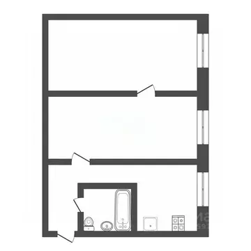 2-к кв. Тульская область, Тула Оружейная ул., 1В (45.0 м)