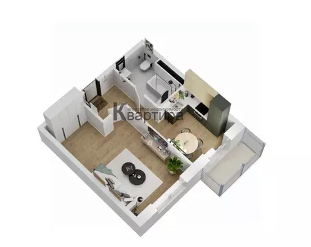 1-к кв. Смоленская область, Смоленск ул. 2-я Киевская (39.0 м)