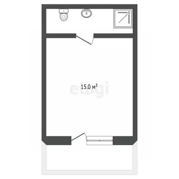 Студия Краснодарский край, Анапа ул. Ростовская, 24 (15.0 м)
