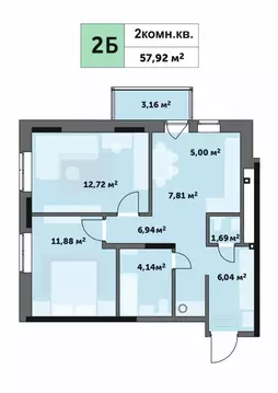 2-к кв. Удмуртия, Ижевск Ипподромный жилрайон, Седьмое Небо жилой ...