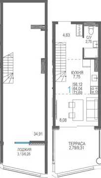 1-к кв. Крым, Сакский район, Лесновское с/пос, с. Прибрежное Розовое ...