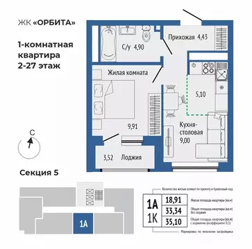 2-к кв. Свердловская область, Екатеринбург Южная Ботаника жилрайон, ...