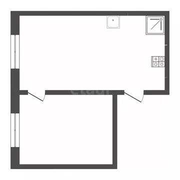Комната Тюменская область, Тюмень ул. Станционная, 18 (30.5 м)