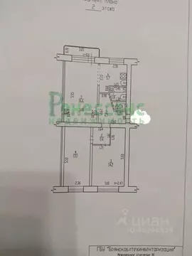 3-к кв. Брянская область, Брянск Октябрьская ул., 101 (60.0 м)