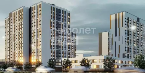 1-к кв. Липецкая область, Липецк Инстеп. Перова жилой комплекс (44.1 ...