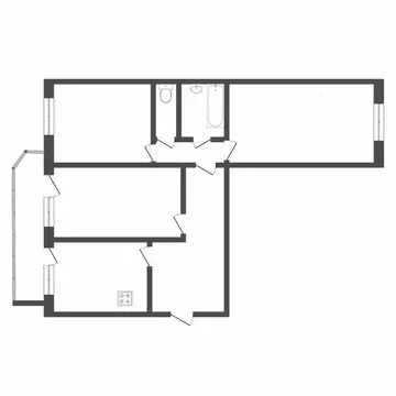 3-комнатная квартира: Тюмень, Широтная улица, 126 (91.2 м)
