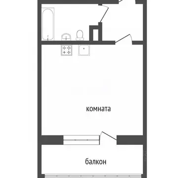 Студия Курганская область, Курган ул. 2-я Часовая, 54А (24.5 м)