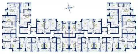 2-комнатная квартира: Калининградская область, Зеленоградск (51.59 м)