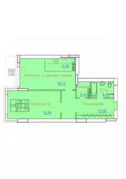 2-к кв. Томская область, Северск ул. Ленина, 116 (65.91 м)