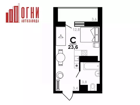 Студия Нижегородская область, Нижний Новгород Коломенская ул., 8к4 ...