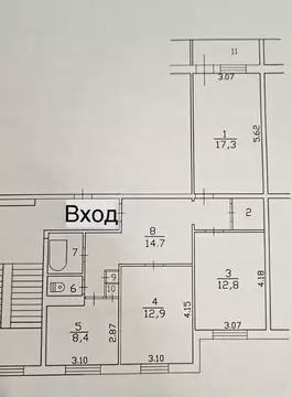 3-к кв. Ленинградская область, Всеволожск Ленинградская ул., 9 (72.0 ...