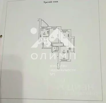 3-к кв. Вологодская область, Вологда ул. Гагарина, 7 (84.3 м)