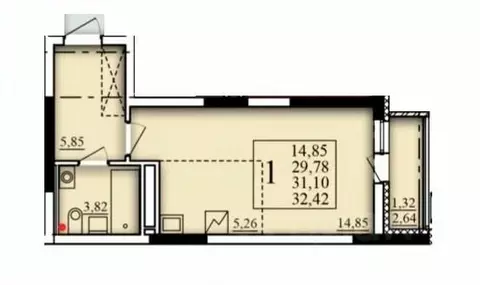 Студия Башкортостан, Уфа Затон-Восточный жилрайон, Паруса жилой ...