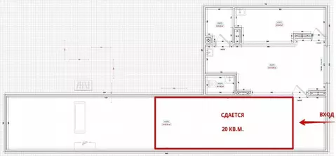Помещение свободного назначения в Москва бул. Веласкеса, 5к3 (20 м)