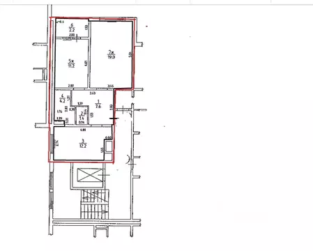 2-к кв. Калининградская область, Калининград Балтийское ш., 106А (60.0 ...