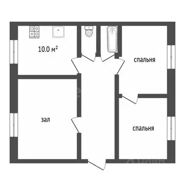 3-к кв. Мордовия, Лямбирский район, Большеелховское с/пос, с. Большая ...
