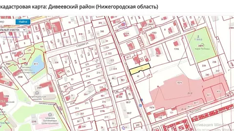 Участок в Нижегородская область, с. Дивеево ул. Марагина (11.0 сот.)