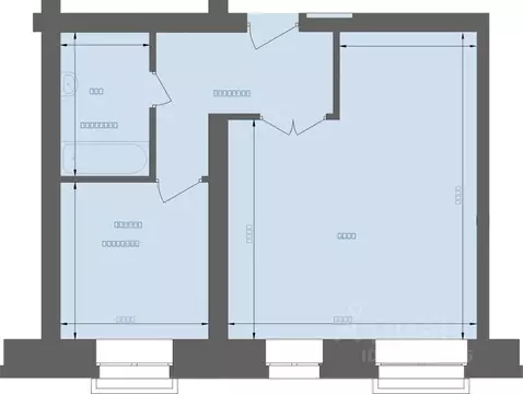 1-к кв. Хакасия, Абакан Нижняя Согра мкр, ул. Буденного, 78Б/4 (45.55 ...