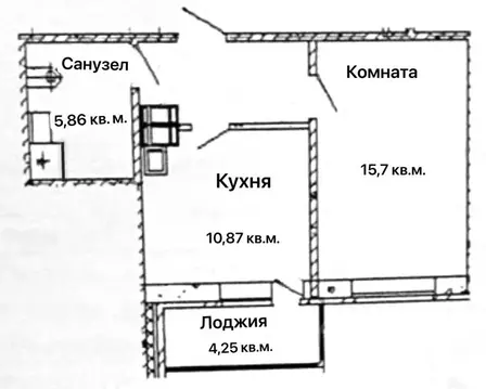 1-к кв. Ленинградская область, Всеволожский район, пос. Бугры бул. ...
