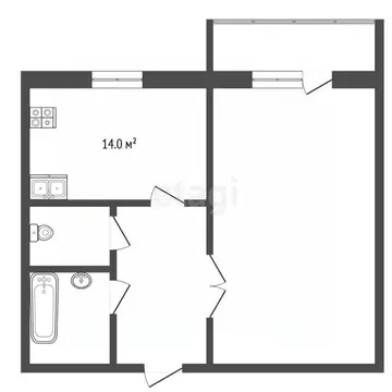 1-к кв. Тюменская область, Тюмень Восточный мкр, проезд Майский, 5 ...