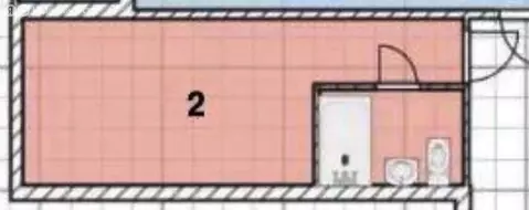 Квартира-студия: Москва, 6-я Радиальная улица, 7/1к2 (21 м)