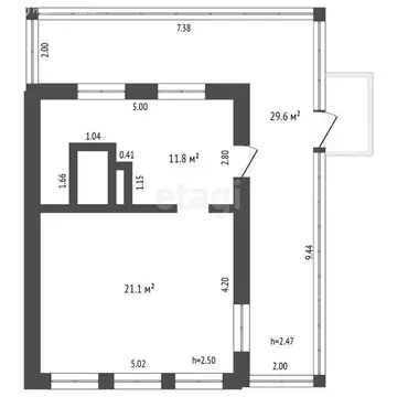Дом в Миасский городской округ, посёлок Новотагилка, Олимпийская улица ...