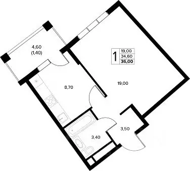1-к кв. Краснодарский край, Анапа муниципальный округ, с. Сукко ...