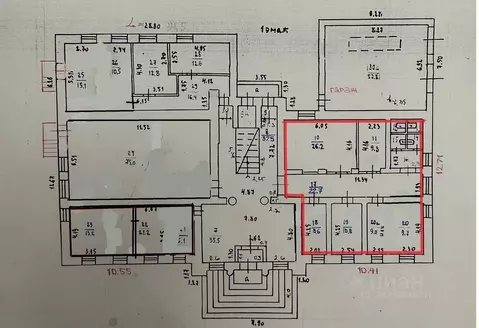 Офис в Ивановская область, Иваново ул. Красных Зорь, 16 (107 м)