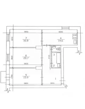 3-к кв. Тверская область, Тверь Краснофлотская наб., 4 (72.3 м)
